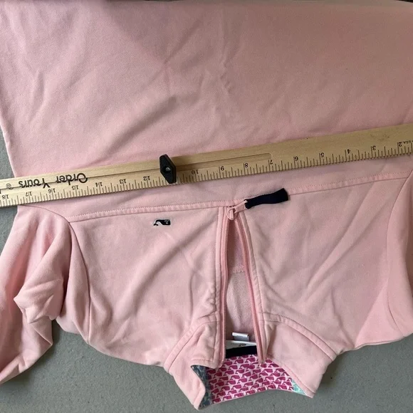 Vineyard Vines XS Pink 1/4 Zip Pullover - Picture 6 of 7